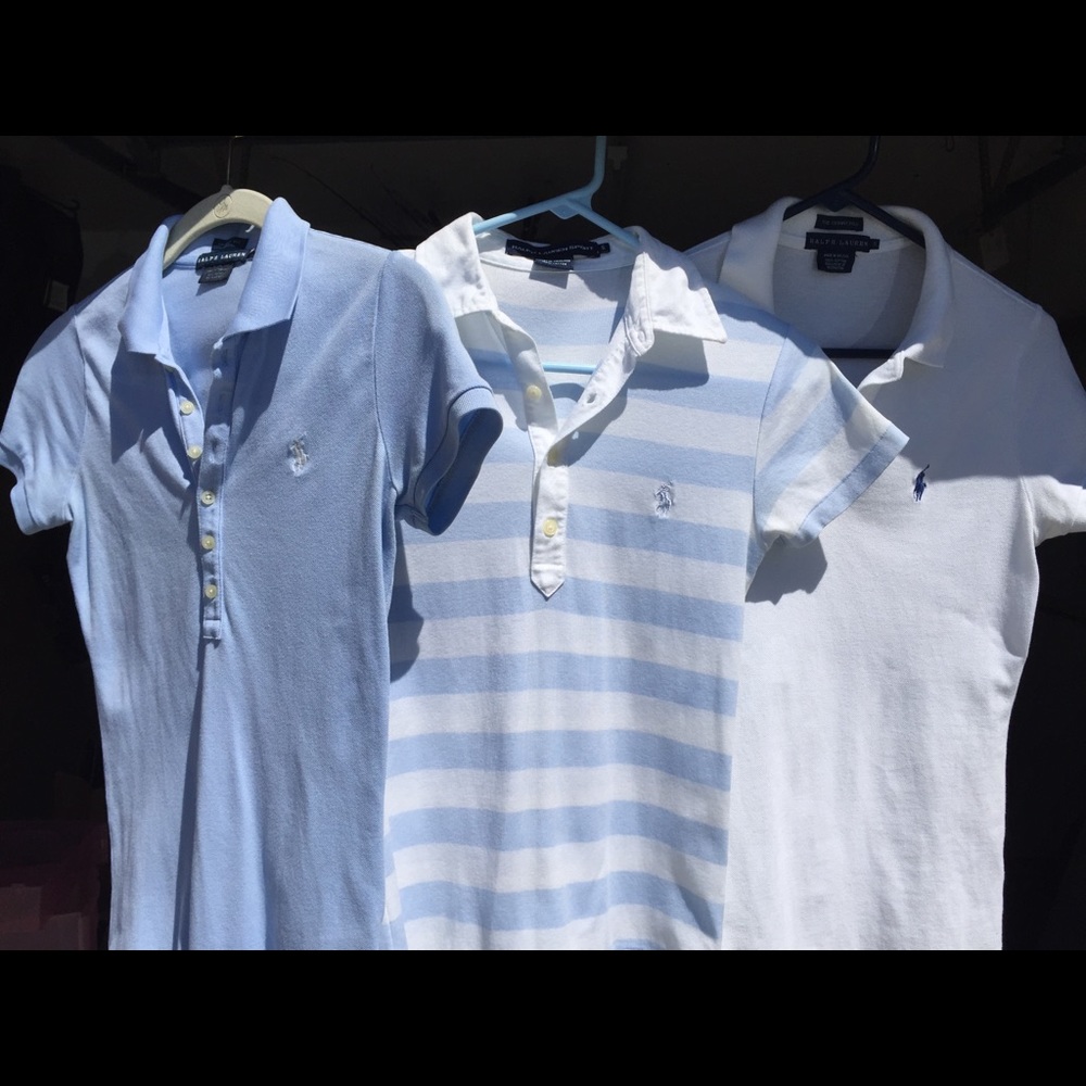 Set of 2 Ralph Lauren Polo’s 👕🤍🐟💙🎒